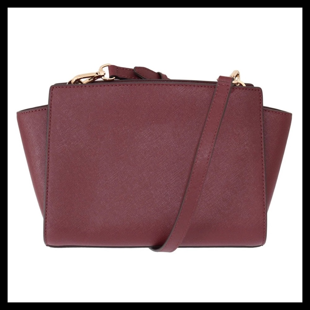 MICHAEL KORS Selma Medium Saffiano Leather Crossbody / Messenger Bag - Picture 5 of 12